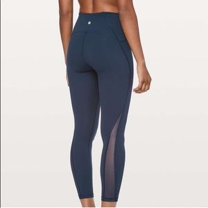 Lululemon Train Times True Navy 7/8 length